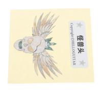 HANABASS Creative Guitar Headstock Sticker Self-Adhesive PVC Decorative Guitar Decals Musical Instrument Accessories Monster Pattern Design