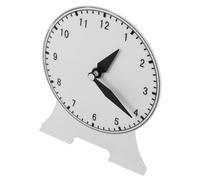 HANABASS Creative Hand Non Link Clock Model for Educational Teaching Hour Learning Practice Clock for Primary School Students Early Learning and Spatial Thinking Development Random Color