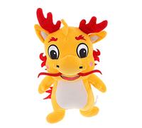 HANABASS Cute Dragon Plush Stuffed Dragon Doll for Chinese Year Mascot Kawaii Design for Home Decoration and Festive Atmosphere