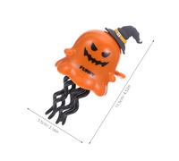 HANABASS Dancing Octopus with Spooky Pumpkin Head Crawling Sea Animal Figurine Halloween Wind-up Novelty for Sensory Play and Birthday Party Favors