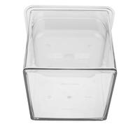 HANABASS Decorative Plastic Desktop Fish Tank for Goldfish and Turtle, Stylish Aquarium Bowl that Reduces Frequency of Water Changes, for Families with Multiple Pets and Living Room Display