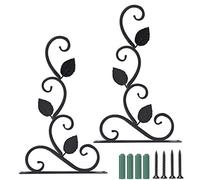 HANABASS Decorative Wall Mount Plant Pot Hanger Bracket Black Hooks for Lanterns Orchids and Holiday Decor Practical and Durable Garden Wall Brackets for Home and Outdoor Use