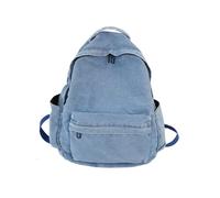 HANABASS Denim Backpack for Students Casual Denim Satchel Retro Style School Backpack for Girls Made of Fabric Lightweight Random Color