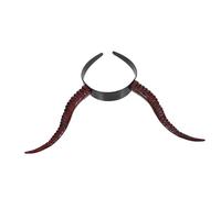HANABASS Devil Horn Headband Halloween Cosplay Boys and Girls Plastic Gothic Witch Dress up Accessories for Party Evil Costume Horns Headband