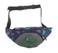 HANABASS Dinosaur Kids Crossbody Bag Toddler Waist Fanny Pack Green Cartoon Sling Pouch for Boys and Girls Everyday Travel Child Satchel