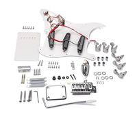 HANABASS DIY Electric Guitar Kit White St Style Full Accessories Guitar Building Kits for Adults
