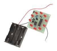 HANABASS DIY Scientific Circuit Experiment Kit with LED Lucky Wheel Lamp Battery-powered Educational for Stem Learning and Projects at Home and School