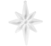 HANABASS DIY Silicone Mold for Jewelry and Pendant Making Non-Stick Irregular Eight Pointed Star Shape Resin Casting Mold Easy to Demould for Creative Crafting