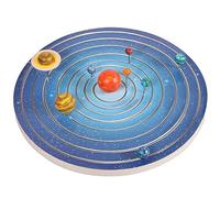 HANABASS DIY Solar System Model Kit for Kids 8 Planet 3D Puzzle Painting Toy Educational Science Craft for Children Great for Home Schooling and Creative Play
