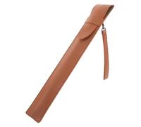 HANABASS Drumstick Storage Bag Pu Leather Material Portable Holder Designed for Percussion Instrument for Gigging and Practicing Includes Hanging Feature for Drummers The Go