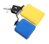 HANABASS Dual Mounted Cowbell Percussion Instrument Cowbell for Early Education Performance Smooth Surface with Ergonomic Design for Comfortable Playing Look for Musicians for Birthday