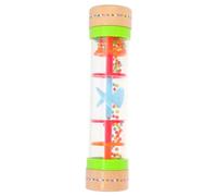 HANABASS Early Musical Rain Stick for Creative Orff Instrument with Soothing Rain Sound Abs and Wood Educational for Auditory Development and Sensory Play