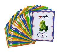 HANABASS Educational Arabic Flash Cards Learning Toys for Boys and Girls Alphabet Word Flash Cards Cognitive Development Toys for Toddlers