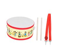 HANABASS Educational Boys and Girls Drum Toy War Drum Animated Patterns Musical Waist for Early Learning