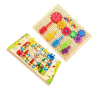 HANABASS Educational Flying Chess Board Game Lightweight Portable Logic Development for Boys and Enhancing Memory Patience and Thinking Skills