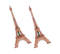 HANABASS Eiffel Tower Made of Zinc Alloy and Create Warm and Pleasant Family Atmosphere LED Decoration Figurines 2pcs Made of Zinc Alloy and, Chic Design for Birthday and Places for