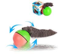 HANABASS Electric Ball Water Mouse Toy for Cats Dogs Battery Operated Rolling Toy Plastic Fun Interactive Play for Pets Random Colors