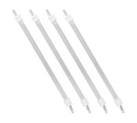 HANABASS Electric Coil Heating Tubes 4Pcs 27Cm Quartz Replacement Rods for Portable Patio and Space Heaters Infrared Ceramic Glass Tubes