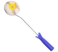 HANABASS Ergonomic Paint Roller for Wall Painting with Comfortable Grip, Cotton Thread Cover and Plastic Frame, for Household Wall Paint Projects and Precise Corner Edging