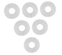 HANABASS Felt Pads Enhancing Longevity for Tenor Horn Keys 6pcs Instrument Repair Replacement Parts with Beige Felt Material Professional Musician Supplies