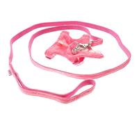 HANABASS Ferret Traction Leash and Cartoon Ferret Harness Kit - Lightweight Soft Short Plush Vest for Outdoor Walking, Small Pet Handling Practical Pet Care