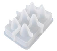 HANABASS Flexible Silicone DIY Rings Rack Epoxy Silicone Mold for Resin Crafts White Ring Cone Rack with Environmental Protection Material for Wedding Necklace