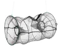 HANABASS Foldable Bait Cast Mesh Trap Net for Fishing Crayfish Crab Lobster Shrimp Prawn Ultra Dense Large Portable Spring Cage for Saltwater and Freshwater Catch