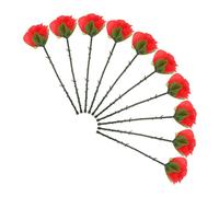 HANABASS Folding Rose Illusion Kit of 10 Vanishing Silk Blossoms for Stage Acts Events and Street Performances
