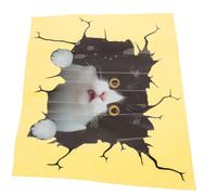 HANABASS Funny Cat Car Decal Peeking Cat Sticker for Vehicles Window and Bumper Decoration Easy-Remove Vinyl Car Sticker with Fine Texture and No Residue Cute Auto Accessory for Style