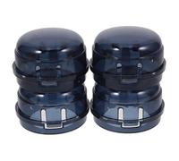 HANABASS Gas Stove Knob Covers Child Proof Protective Caps for Kitchen Safety Black Plastic Gas Burner Switch Guards 4pcs Household Stove Control Locking Covers