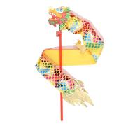 HANABASS Glow-in-the-Dark Chinese Dragon Streamer Toy Shaking 3D Ribbon for Boys and Girls Dance Performance Outdoor Festivals and Gymnastics Decoration