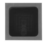 HANABASS Graphite Ingot Mold for Metal Casting 100X100Mm Oil Groove Suitable for Aluminium, Copper, Brass Melting and Jewelry Crafting