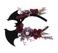 HANABASS Halloween Headband Bat Shape with Comfortable Fit and Nonwoven Fabric Material, Spooky Hair Accessories for Mardi Gras Party and Festive Celebrations, Eye-catching Design