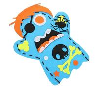 HANABASS Halloween Non Woven Hand Puppet DIY Craft Kit for Cute Ghost Design Puppet for Storytelling and Imaginative Play Comfortable Soft Material Halloween Party Gift