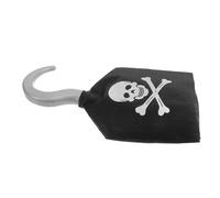 HANABASS Halloween Pirate Hook Hand Costume Accessory for Plastic Pirate Prop for Boys for Themed Parties Birthday Celebrations and Roleplay Fun