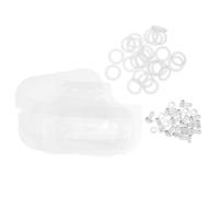 HANABASS Hamster Cage Accessories Clear Screw Decorative Bolts Clear Mounting Screw Acrylic Cage Accessories Bolts and Nuts for Acrylic and Nut Plastic Transparent