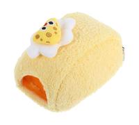 HANABASS Hamster Winter Cotton Nest Adorable Roll Hideout House Soft Warm Small Animal Hammock for Hamsters Rabbits Easy to Clean Cozy for Cold Seasons