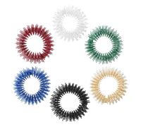 HANABASS Hand Fidget Finger Massage Rings Acupressure Stress Aid for Adults and with Attention Disorders and Sensory Processing 1.1 Inch