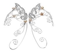 HANABASS Handmade Ear for Women Lightweight Fairy Ear Clip Earrings Statement Jewelry for Teen and Brides Gift for Birthdays Anniversaries Christmas