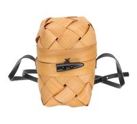 HANABASS Handmade Woven Single- Bag Double-Layer Wood Strip Basket Candy Storage Crossbody Purse for Performance and Grocery Holder