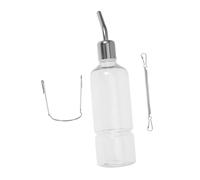 HANABASS Hanging Water Bottle Dispenser for Small Animals Automatic Pet Water Feeder for Rabbits Cats Birds Durable Environmental Convenient Travel Design