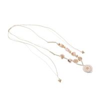 HANABASS Hawaiian Style Necklace Ocean-inspired Conch Pendant Jewelry Handmade Beach Boho Shell Necklace String for Beach Party Vacation