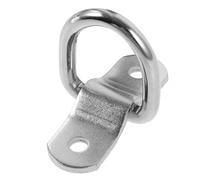 HANABASS Heavy Duty D Ring Tie Down Anchor with Trailer Lashing Rings, Small D-Ring Hook for Truck and Trailer Cargo Securing, Sturdy Tie Down Accessories for Automotive Exterior