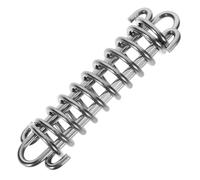 HANABASS Heavy Duty Dog Tie out Spring with Stainless Steel Corrosion Resistant Buffer, Shock Absorbing Bungee Leash Extension for Prolonged Outdoor Adventures and Campsites