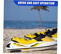 HANABASS Heavy Duty Elasticated Boat Outboard Motor Kill Lanyard with Floating Safety Key Quick Release Cut Off Switch Cord for Emergency Engine Control and Water Sports Blue Wrist Strap