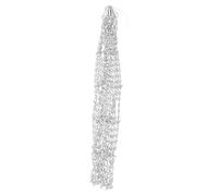 HANABASS Heavy-duty Steel Chain Basketball Net with Hooks Outdoor Indoor Replacement for Standard Hoops Weather Resistant Metal Chain Net for School and Public Courts