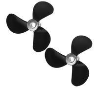 HANABASS High Strength Rc Boat Propeller Pair 32Mm Plastic Props for Simulation Boats and Small Kayaks and Upgrades