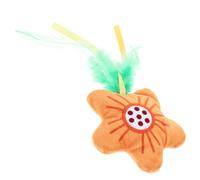 HANABASS Interactive Catnip for Kittens Adorable Cartoon Cactus Design Cute Chew Encourages Exercise Natural Instincts for Indoor Cats