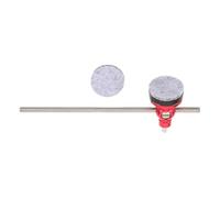 HANABASS Jazz Drum Double Bass Drum Replacement Aluminum Alloy Hammer Head Foot Hammer Part for Performance and Practice Red