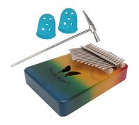 HANABASS Keys Kalimba Thumb Piano Natural Wood Musical Instrument for Beginners Adults Easy to Play Melodious Sound Finger Piano